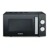 Image de MW 7761 - Four micro-ondes monofonction - 20 litres - 800 Watt - noir mat/inox