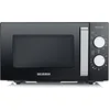 Image de SEVERIN Four à micro-ondes et gril 20 L, Four micro-onde avec fond plat en céramique, Micro-onde 9 niveaux de puissance jusqu'à 1 000 W, cuisson sur 2 niveaux, Noir/inox MW 7762 en occasion ou reconditionné
