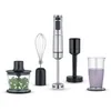 Image de Severin Ensemble mixeur plongeant 1 000 W, multifonctions avec de nombreux accessoires, Presse purée, Mixeur-plongeur, batteur, mélangeur et hachoir, Inox/Noir, SM3774 en occasion ou reconditionné