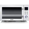 Image de SEVERIN Four à micro-ondes 25 L, 2 050 W, Four micro-onde gril et chaleur tournante pulsée, Micro-onde 10 niveaux de puissance, Fond plat en céramique, Inox, MW 7777 en occasion ou reconditionné