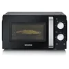Image de SEVERIN Four à micro-ondes 17 L, Four micro-onde 700 W pour décongeler, chauffer et réchauffer, Micro-onde avec 6 niveaux de puissance, Minuteur 30 min, Plateau tournant (Ø 24,5 cm), Noir, MW 7886 en occasion ou reconditionné