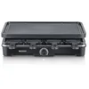 Image de SEVERIN Appareil à raclette pour 8 personnes, Plaque de cuisson avec surface de cuisson rainurée 41,7 x 26,3 cm antiadhésive, Gril raclette 1 400 W, Noir, RG 9670 en occasion ou reconditionné