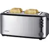 Image de AT 2509 - Grille-pain - 4 tranche - 2 Emplacements - noir/inox brossé