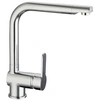 Image de SCHÜTTE Mitigeur d'Evier Argenté Robinet de Vasque Cuisine Mélangeur de Lavabo