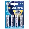 Image de Varta High Energy - Batterie 4 x type AA - Alcaline