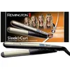 Image de Remington Lisseur Cheveux [2en1: lisse & boucle] Sleek & Curl (Léger, Design arrondi, Céramique Tourmaline, Écran LCD, 150-230°C, Turbo) Fer à lisser S6500 en occasion ou reconditionné