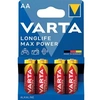 Image de Blister de 4 piles LONGLIFE Max Power LR06 AA 1,5V - - 4706110404