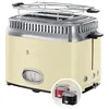 Image de Russell Hobbs Grille Pain (Design Vintage Premium) Retro Crème (2 Tranches, 6 niveaux de brunnissage rapide, Fonction annulation, décongélation et réchauffage Viennoiserie, 1300W) Toaster 21682-56 en occasion ou reconditionné