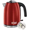 Image de Russell Hobbs Bouilloire Electrique [Economie d'Energie] Colours Plus Rouge (1,7L, 2400W, Ebulition Rapide, Ecoulement parfait, Niveau d'Eau Visible, Filtre Anticalcaire lavable) 20412-70 en occasion ou reconditionné