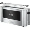 Image de Russell Hobbs Grille Pain [Fente longue 2 Toasts/ 1 Tranche baguette] Elegance Acier chromé (Fente large, 6 Niveaux de Brunissage rapide réglables, Surélévation,Décongèle & Réchauffe) Toaster 23380-56 en occasion ou reconditionné