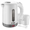 Image de Russell Hobbs Bouilloire Electrique [Petite & Légère] Travel (Idéale Pour Voyage, 850 Ml, 1000W, 2 Tasses + Cuilères Incluses, Voltage Universel,Niveau D'eau Visible, Filtre Anticalcaire) 23840-70 en occasion ou reconditionné