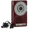 Image de Wittner Taktell® Quartz QM 2 Série 861 - Boîtier plastique rouge rubis - 40-208 battements/minute - 39 positions de tempo - Avec tonalité de chambre la1 = 440 Hz - Pile (9 volts) et écouteurs inclus en occasion ou reconditionné