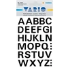 Image de 1 Planche de Stickers Lettres majuscules 15mm