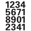 Image de 1 Planche de Stickers Chiffres 25mm (de 0 à 9)