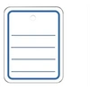 Image de Merchandise tag - Blanc - 35 x 45 mm 1000 étiquette(s) étiquettes pour badges