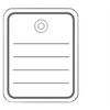 Image de - Blanc - 40 x 50 mm 1000 unités Etiquettes de prix