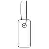 Image de strung marking tags 7x15mm with white string 1000 pcs. (6931)