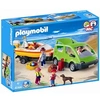 Image de 4144 Voiture familiale avec remorque portebateaux