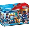 Image de Playmobil 6878 Barrage de Police - City Action - Comprend Deux policiers avec Leur équipement, Un Chien, Une Cage, Trois plots et des Accessoires - Dès 4 Ans en occasion ou reconditionné