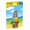 Image de Playmobil 1.2.3. - 6972 - Eleveur avec Vache en occasion ou reconditionné