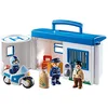 Image de Playmobil 1 2 3-9382 - Commissariat de Police transportable en occasion ou reconditionné