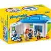 Image de Playmobil 1.2.3 9382 Commissariat de police transportable