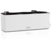 Image de Lechuza   Pot de Fleurs d’Extérieur et d'Intérieur   Color Cube Color Triple   Réserve d'Eau Intégrée   Coloris Blanc   40 x 40 x 14 cm en occasion ou reconditionné