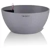 Image de Lechuza   Pot de Fleurs d’Extérieur et d'Intérieur   Stone Cubeto   Réserve d'Eau Intégrée   Coloris Gris Pierre   Ø 30 x 13 cm en occasion ou reconditionné
