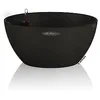 Image de Lechuza   Pot de Fleurs d’Extérieur et d'Intérieur   Stone Cubeto   Réserve d'Eau Intégrée   Coloris Noir Graphite   Ø 40 x 18 cm en occasion ou reconditionné