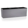 Image de Jardiniere Trio Stone 30 - kit complet, gris pierre - Avec réserve d'eau - Plastique - Rectangulaire