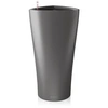 Image de Pot de fleur - LEC - Delta Premium 40 - anthracite métallisé - systeme d'irrigation intégré