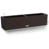 Image de Lechuza   Pot de Fleurs d’Extérieur et d'Intérieur   Cottage Balconera   Réserve d'Eau Intégrée   Coloris Moka   79 x 19 x 19 cm en occasion ou reconditionné