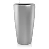 Image de Lechuza   Pot de Fleurs d'Interieur   Premium Rondo   Réserve d'Eau Intégrée   Coloris Argent   Ø 40 x 75 cm en occasion ou reconditionné