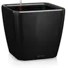 Image de Lechuza   Pot de Fleurs d'Interieur   Premium Quadro Ls   Réserve d'Eau Intégrée   Coloris Noir   28 x 28 x 26 cm en occasion ou reconditionné