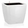 Image de Lechuza Quadro Premium 21 LS Pot de Fleurs, Blanc High-Gloss, 35 x 35 x 33 cm en occasion ou reconditionné
