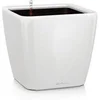 Image de Pot de fleur - LEC - Quadro Premium LS 50 - blanc brillant - systeme d'irrigation intégré