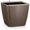 Image de Pot de fleur Quadro Premium LS 50 - kit complet, taupe brillant
