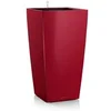 Image de Pot de fleur Cubico Premium 50 - kit complet, rouge scarlet brillant