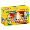 Image de Playmobil 1.2.3 70180 Centre équestre transportable