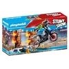 Image de Stuntshow 70553 Stuntshow Pilote de moto et mur de feu