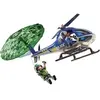 Image de Jeux de construction hélico police avec parachutiste Playmobil Multicolore 28,4x9,4x38,5 cm A2101588