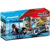 Image de Moto de police avec voleur Playmobil City Multicolore 16x12x4,6 cm 627943