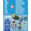 Image de Cycliste maman et enfants Playmobil Multicolore 9,5x3,5x13,4 cm A2202079