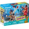 Image de Jeux de construction - Scooby-doo avec fantôme du clown Playmobil 70710 Bleu TU PLL70710