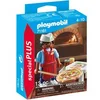 Image de Cuisine enfant Playmobil Pizzaiolo Bleu 12x3,8x9,3 cm A2301760