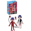 Image de Playmobil 71336 Miraculous : Marinette & Ladybug - Miraculous - Comprend Marinette, Ladybug, Kwami Tikki et Divers Accessoires - Les Aventures de Ladybug et Chat Noir - Dès 4 Ans en occasion ou reconditionné