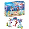 Image de Playmobil 71379 Starter Pack Sirènes et Arc-en-Ciel - Magic - Découvre la Vie sous-Marine des sirènes avec Leurs Amis Les Animaux Marins - Dès 4 Ans en occasion ou reconditionné
