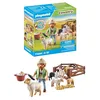 Image de Playmobil 71444 Berger avec Moutons - Country - avec 5 Animaux et 1 Personnage - Jouet fabriqué avec Plus de 80% de matériaux recyclés ou biosourcés en Moyenne. Dès 4 Ans en occasion ou reconditionné