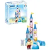 Image de Playmobil 71457 Junior & Disney : Château de Cendrillon - avec Un Toboggan et Un Bouton Poussoir pour l'effondrement - Jouet fabriqué à partir de matière d'origine végétale - Dès 12 Mois en occasion ou reconditionné
