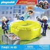 Image de Jeux de simulation pompiers et coussin de sauvetage Playmobil Bleu 18,7x7,2x18,7 cm A2401328